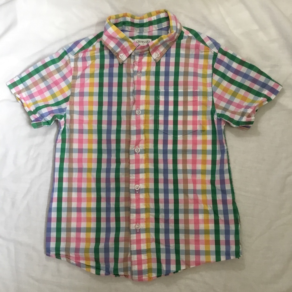 Crewcuts, Boys 4/5, gingham plaid, multi